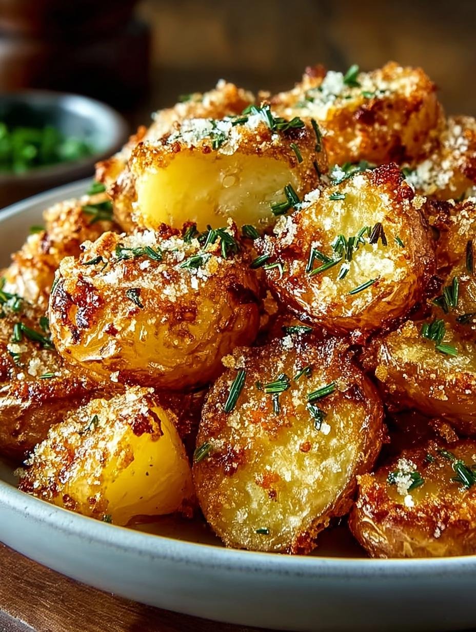 Crispy Cheesy Garlic Potatoes: 7 Irresistible Steps - Crispy Cheesy Garlic Potatoes - additional detail