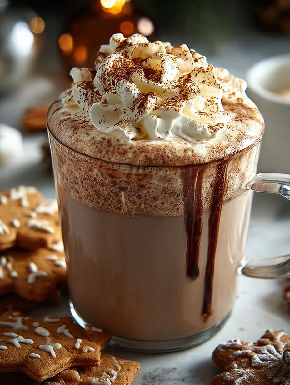 Cozy Gingerbread Hot Chocolate: 7 Irresistible Steps 2 Cozy Gingerbread Hot Chocolate: 7 Irresistible Steps - Gingerbread Hot Chocolate - main visual representation
