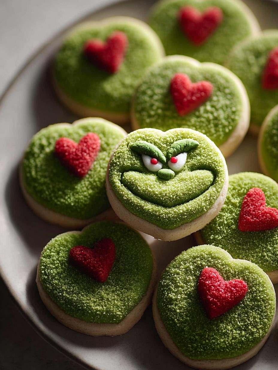 Delicious Grinch Cookies for Festive Cheer - Grinch Cookies - additional detail