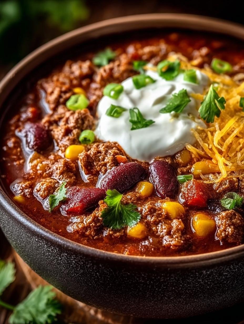 Hearty Spicy Southwestern Chili