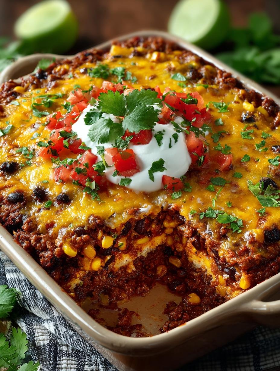 Delicious Mexican Casserole: 7 Layers of Comfort - Mexican Casserole - main visual representation