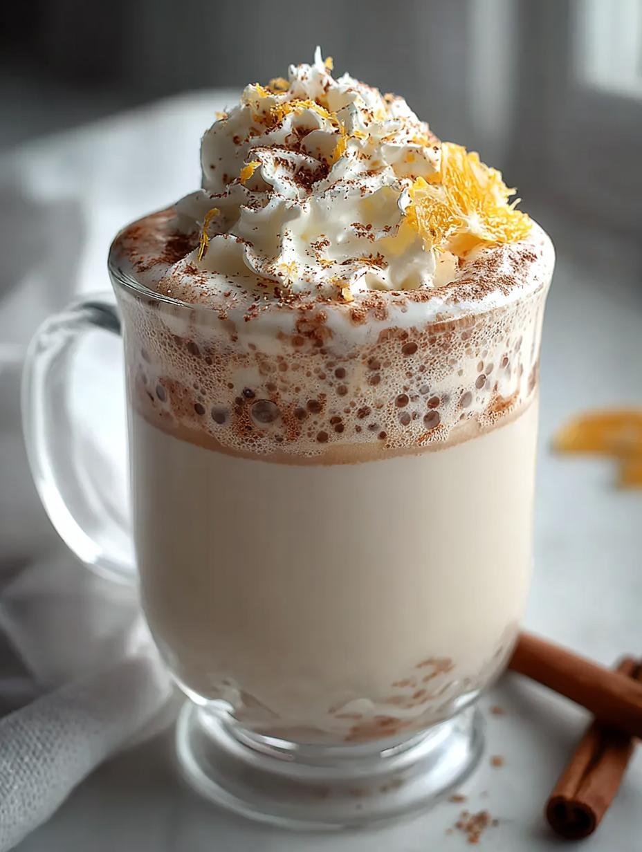 Creamy White Chocolate Orange Hot Cocoa for Cozy Nights - White Chocolate Orange Hot - main visual representation