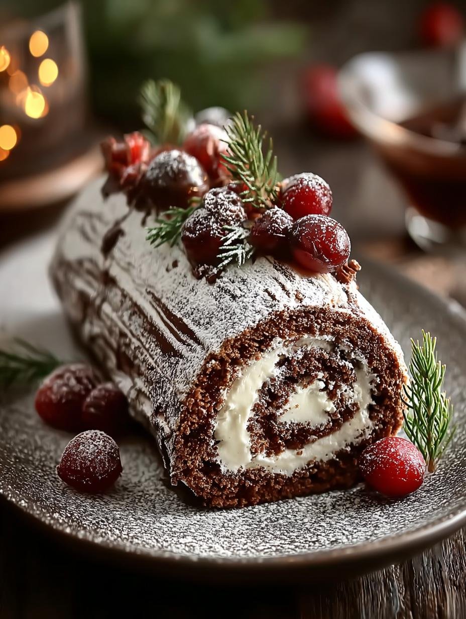Irresistible Yule Log: 15-Minute Recipe for Joyful Holidays - Yule Log - main visual representation