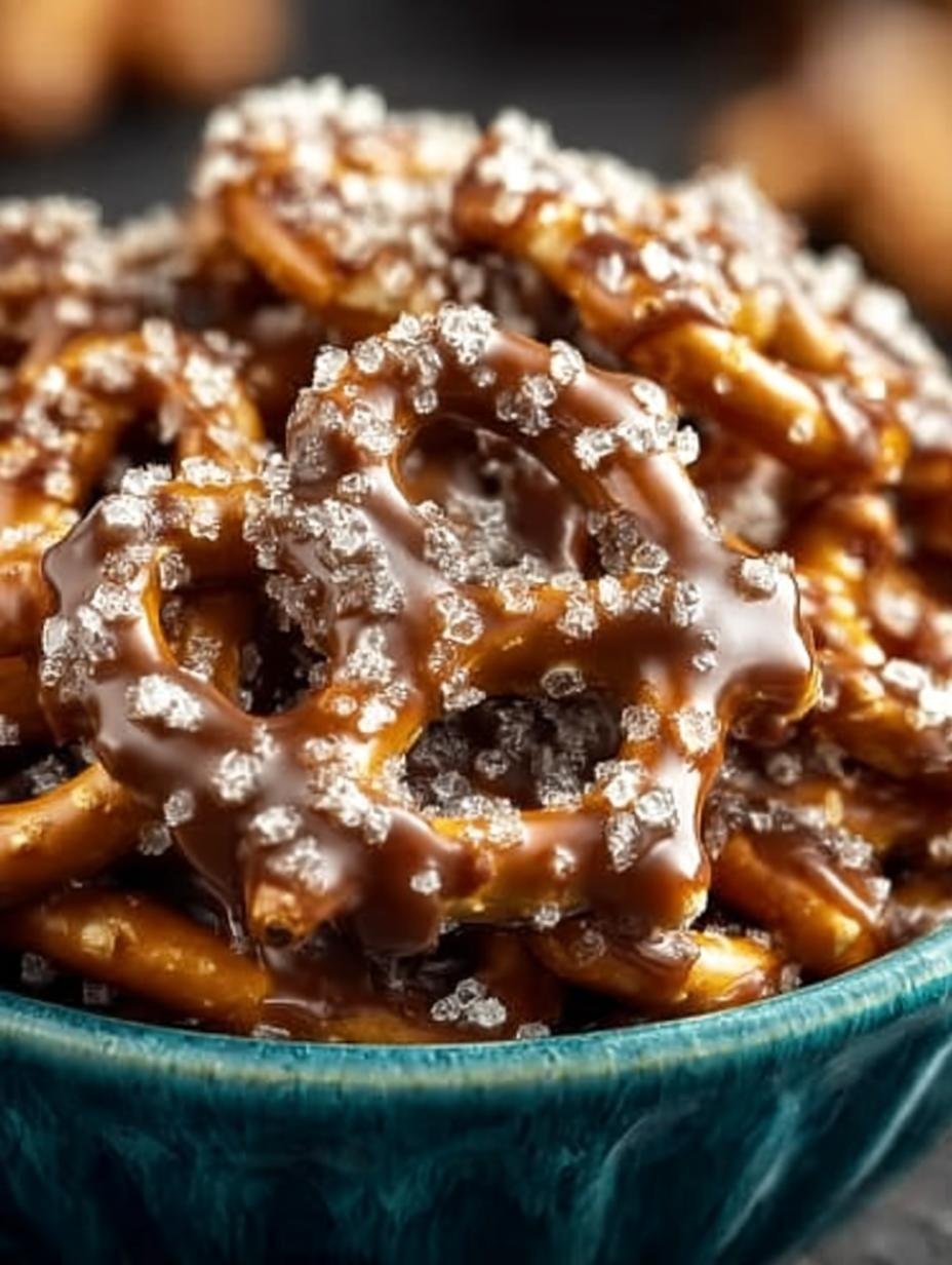 Delicious Butter Toffee Pretzels Step-by-Step Recipe - Butter Toffee Pretzels Step - main visual representation