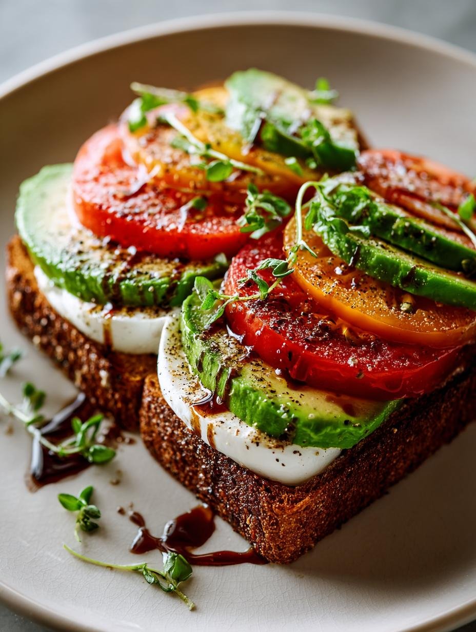 Caprese Avocado Toast: 7 Reasons to Love This Delightful Dish - Caprese Avocado Toast - main visual representation