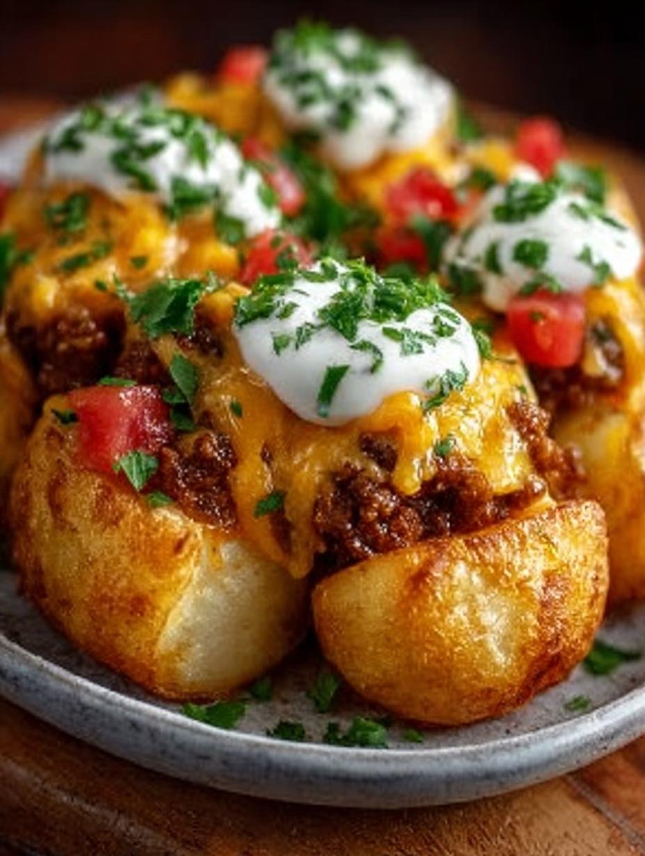 Cheesy Taco Potatoes Incredible Recipe for Everyone - Cheesy Taco Potatoes Incredible - additional detail