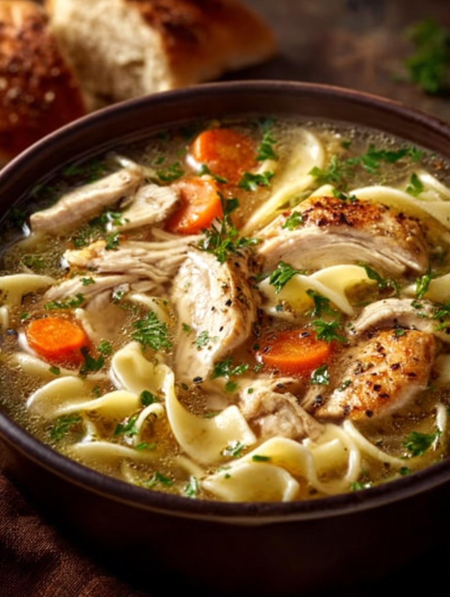 Chicken Noodle Soup with Egg Noodles: 5 Reasons to Love - Chicken Noodle Soup with - additional detail