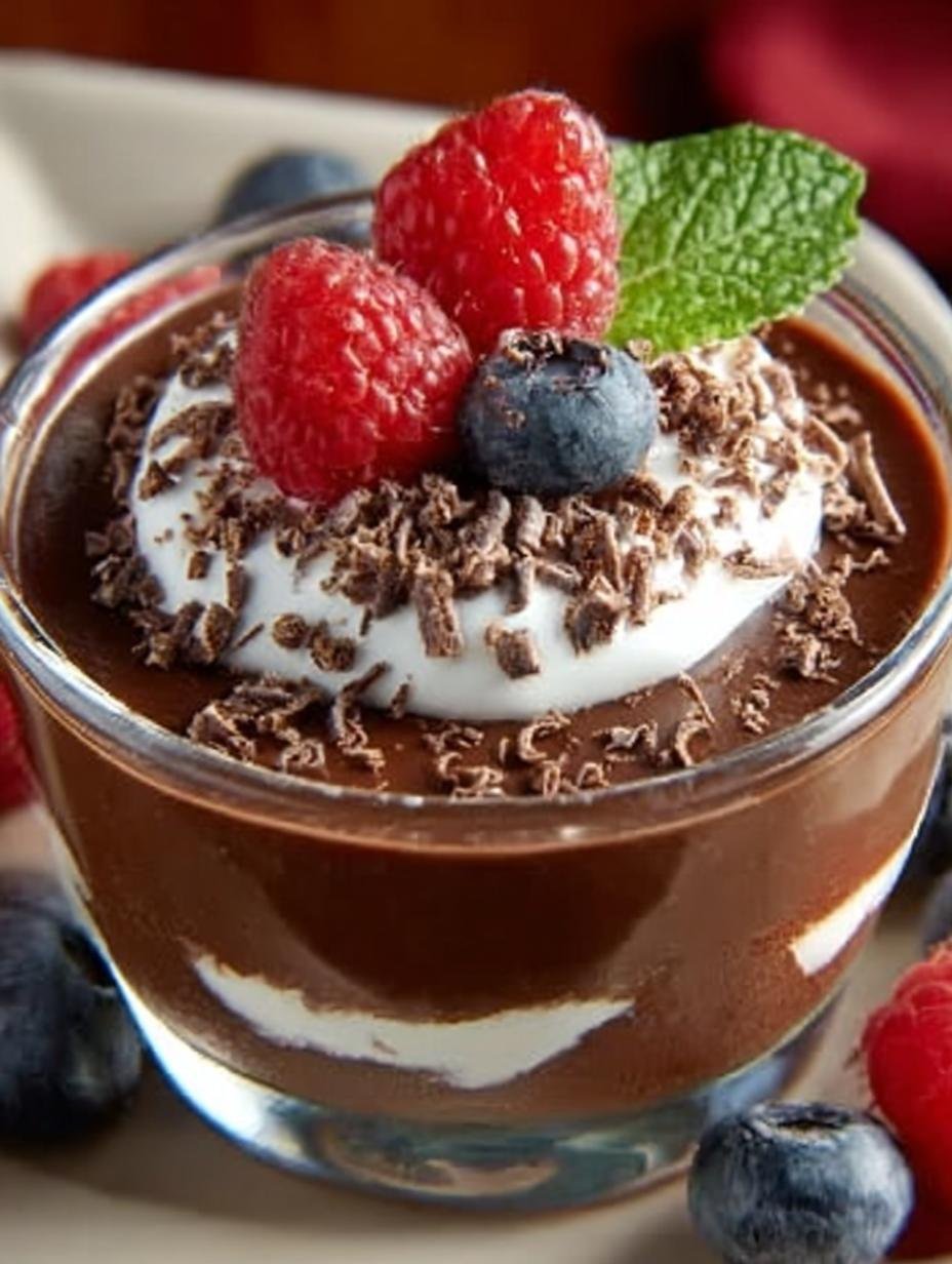 Irresistible Chocolate Pudding Incredible served in cups with whipped cream