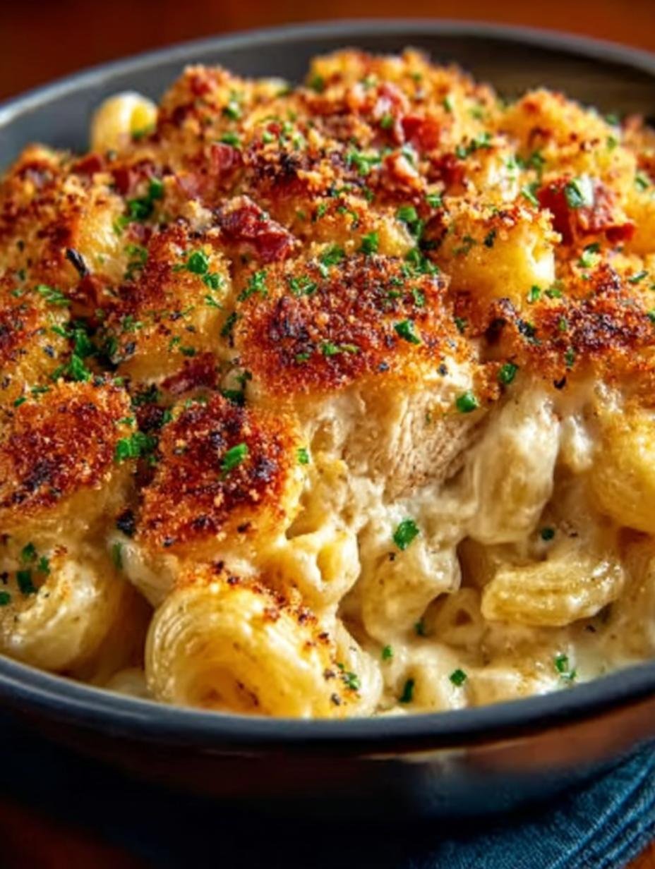 Crack Chicken Mac Cheese: 7 Amazing Comfort Food Recipes - Crack Chicken Mac Cheese - main visual representation