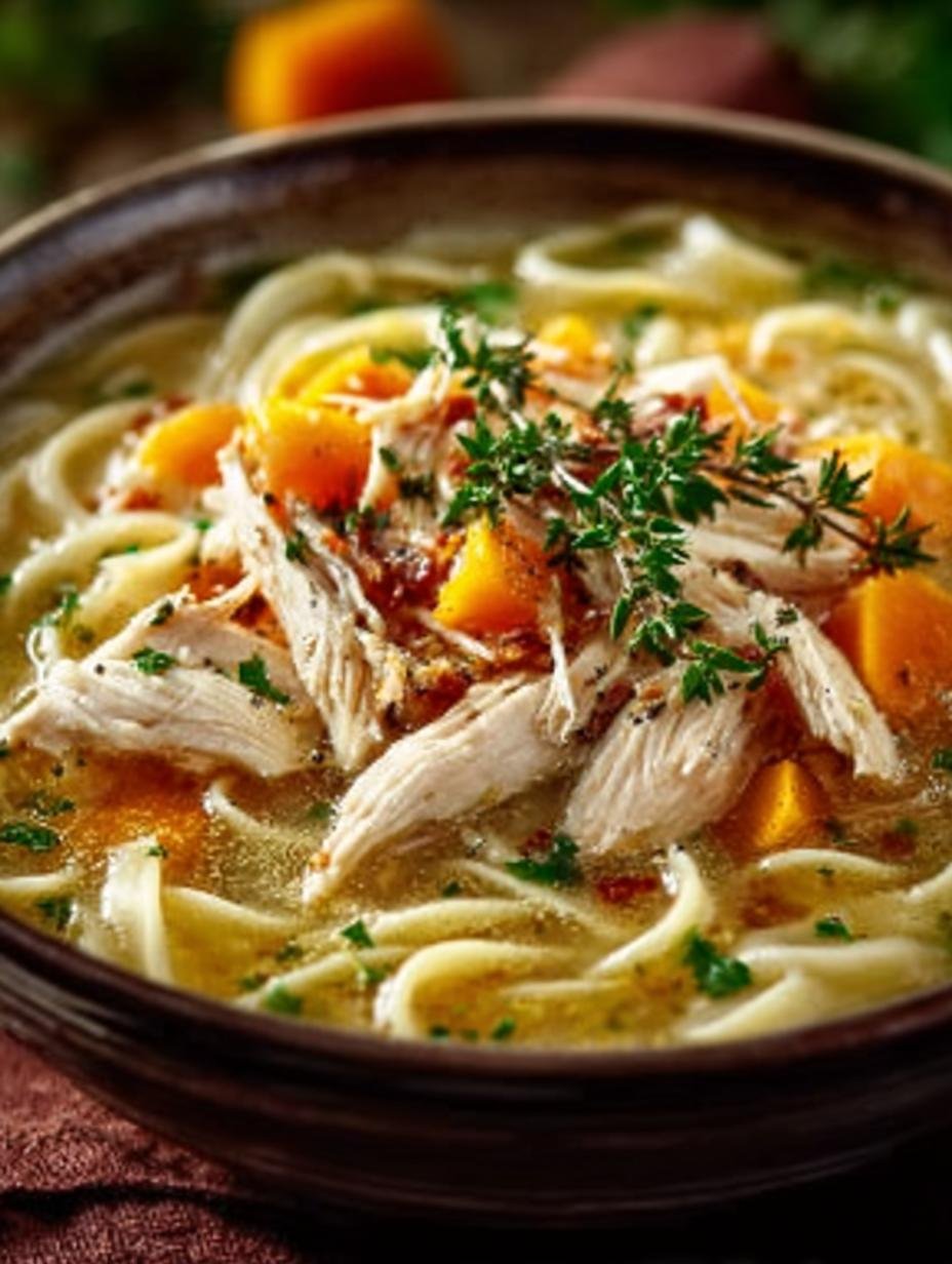 Delicious Crack Chicken Noodle Soup Recipe for Comfort 1 Crack Chicken Noodle Soup