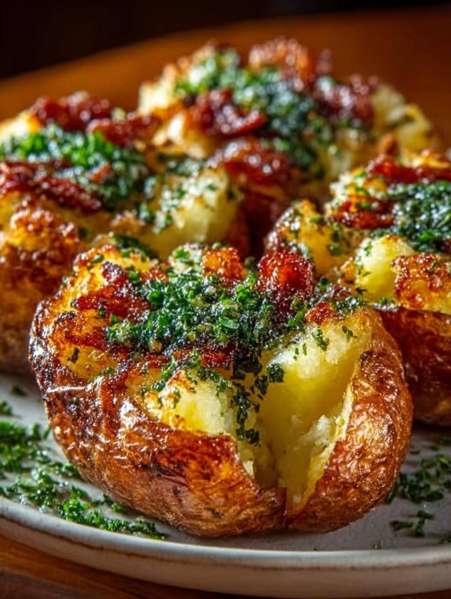Crispy Smashed Potatoes Incredible