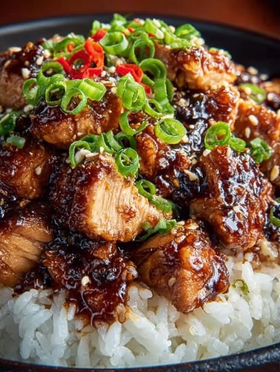 Crock Pot Bourbon Chicken