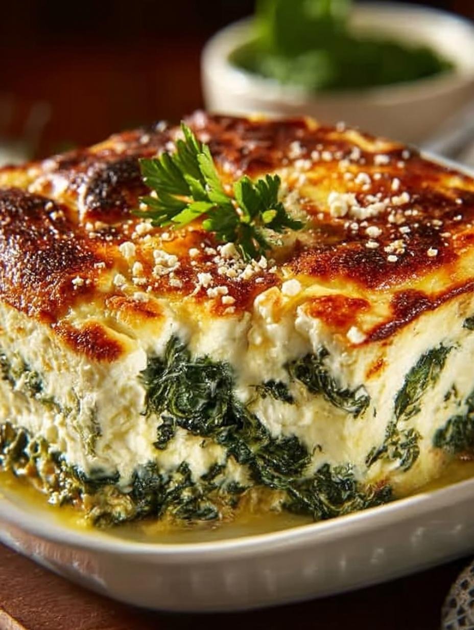 Feta Spinach Casserole: 7 Delicious Reasons to Try It - Feta Spinach Casserole - additional detail
