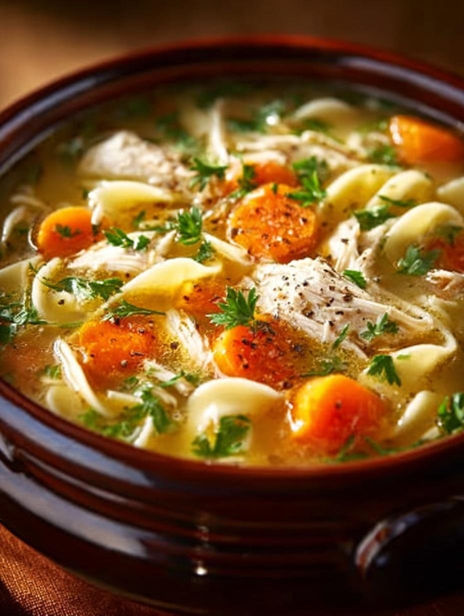 Flavor Packed Slow Cooker Chicken Noodle Soup Recipe - Flavor Packed Slow Cooker - main visual representation