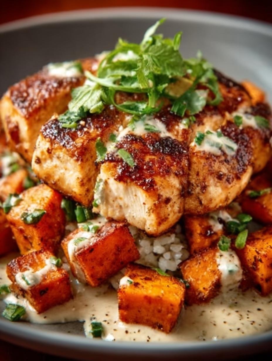 Healthy Chicken Sweet Potato Rice Bowl Recipe for You - Healthy Chicken Sweet Potato - additional detail