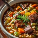 Hearty Beef Barley Soup
