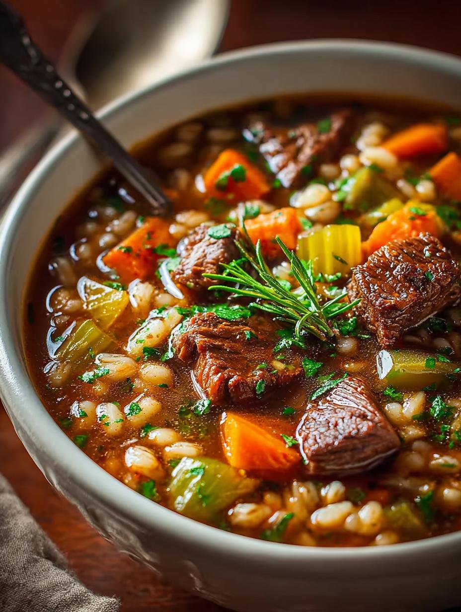 Hearty Beef Barley Soup: 5 Steps to Comforting Goodness 1 Hearty Beef Barley Soup
