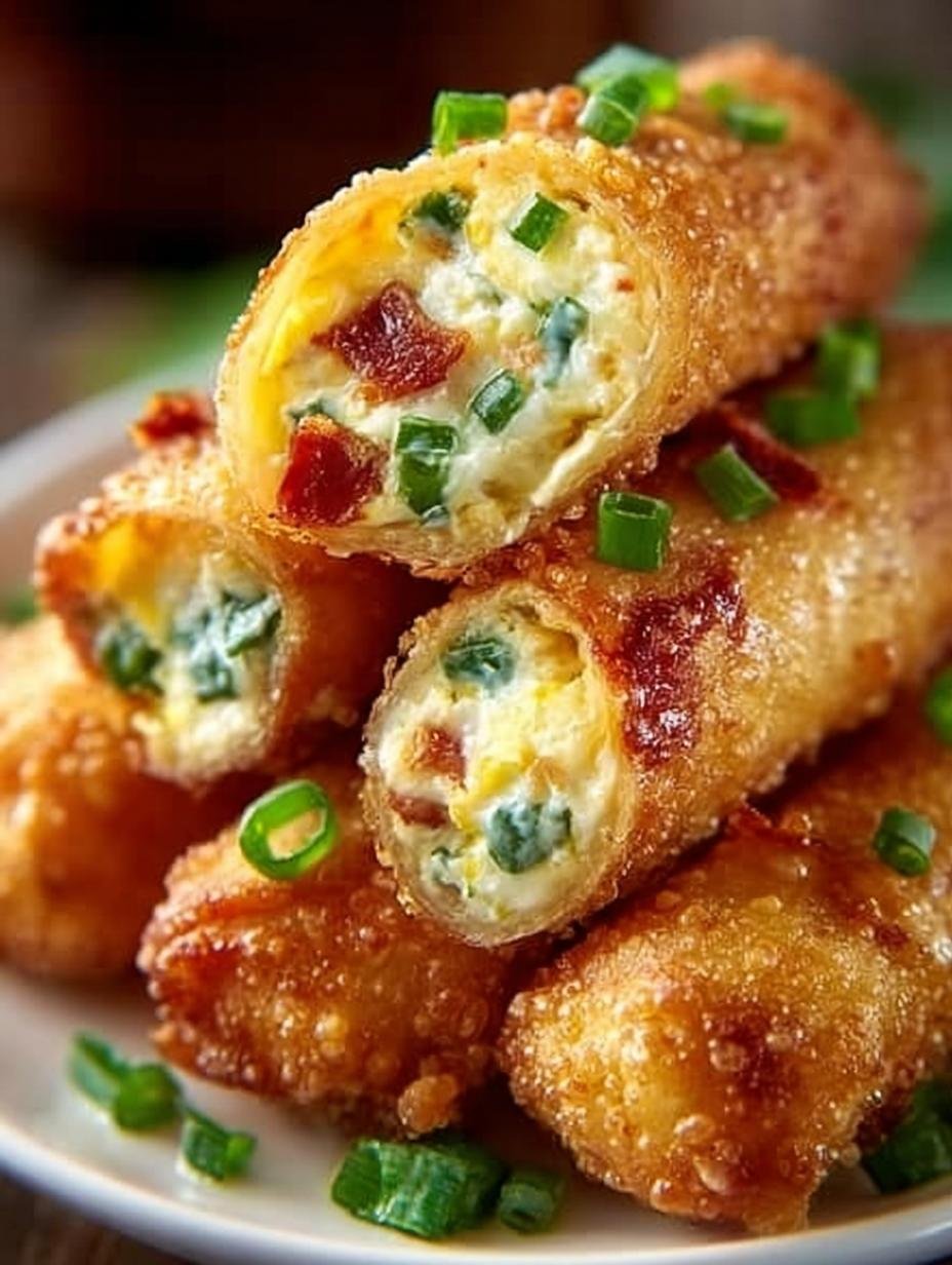 Mini Jalapeno Popper Egg Rolls: 12 Irresistible Bites - Mini Jalapeno Popper Egg - main visual representation