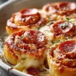 Pepperoni Pizza Scrolls