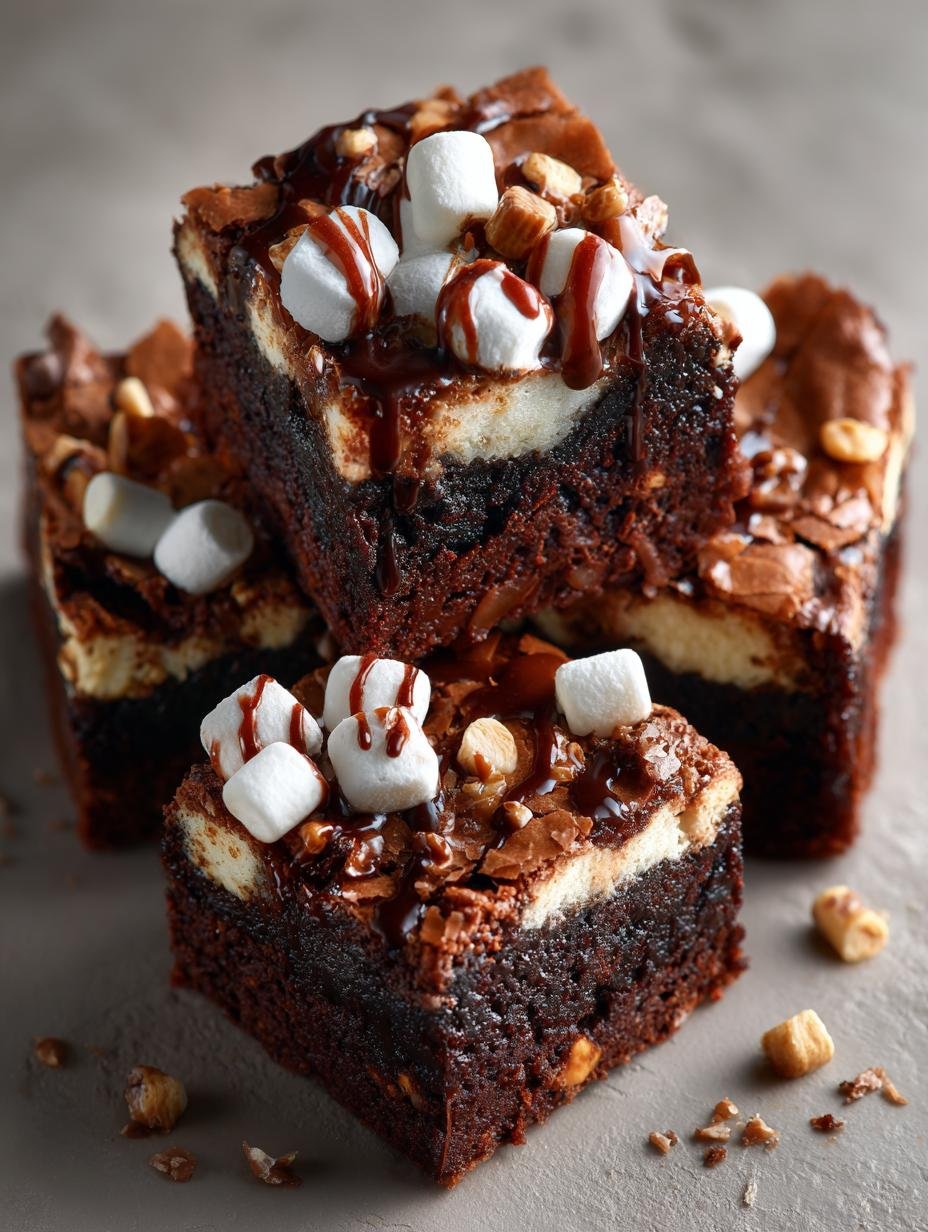 Rocky Road Brownies: 7 Unforgettable Indulgent Treats - Rocky Road Brownies - additional detail