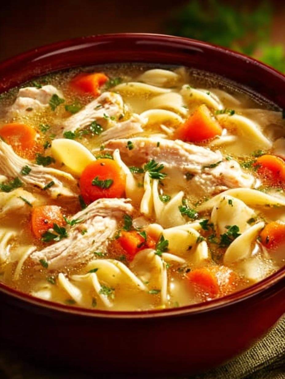 Classic Rotisserie Chicken Noodle Soup: 6 Comforting Steps - Rotisserie Chicken Noodle Soup - additional detail