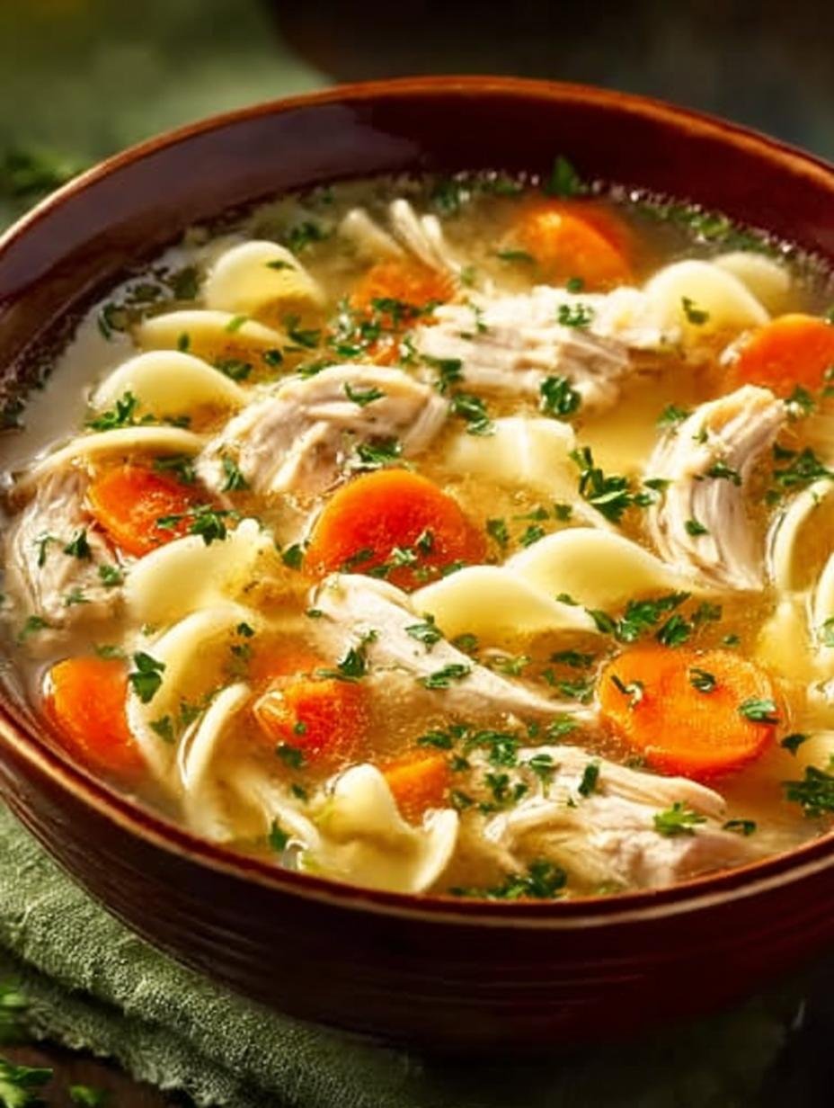 Rotisserie Chicken Noodle Soup
