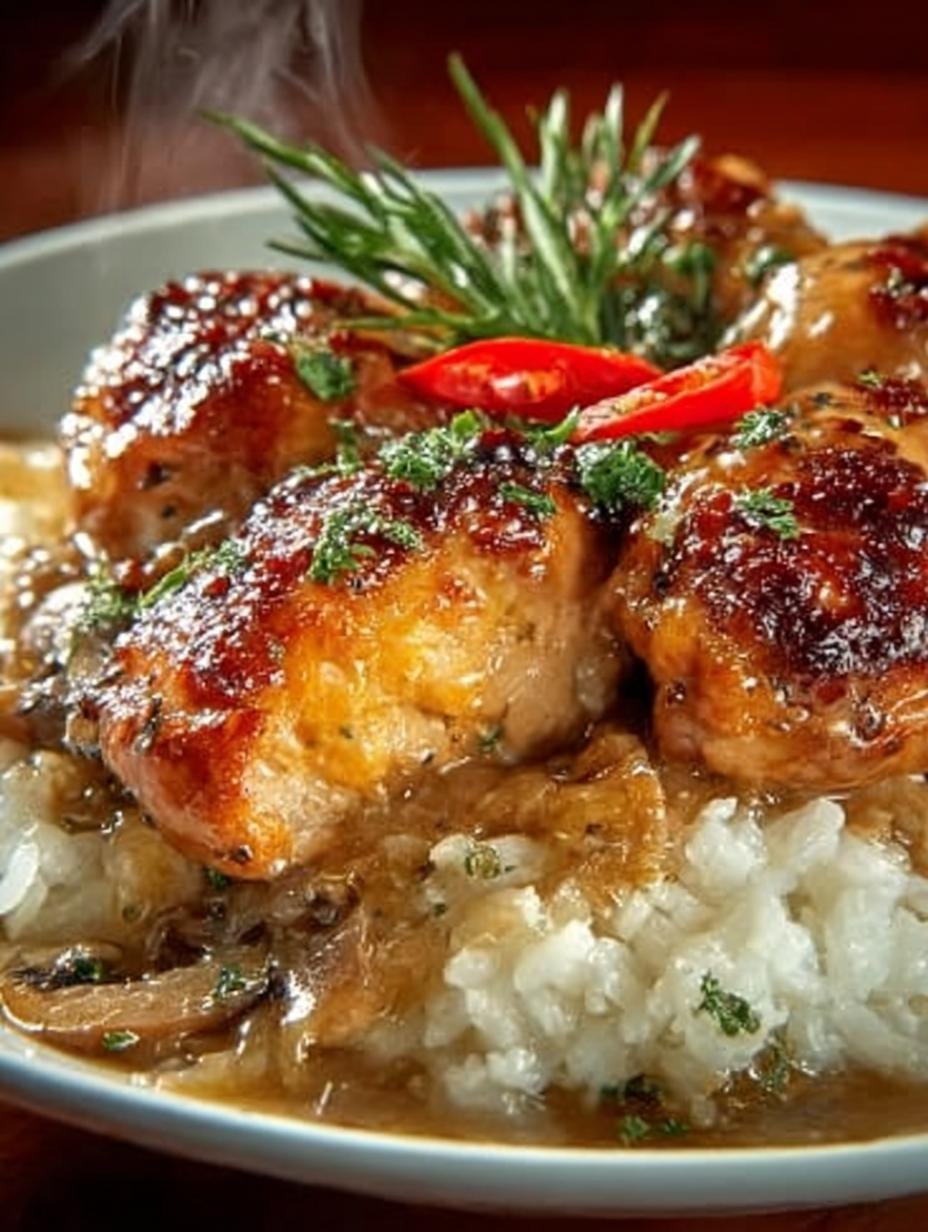 Savory Smothered Chicken Rice: 7 Comforting Steps to Perfection - Savory Smothered Chicken Rice - main visual representation