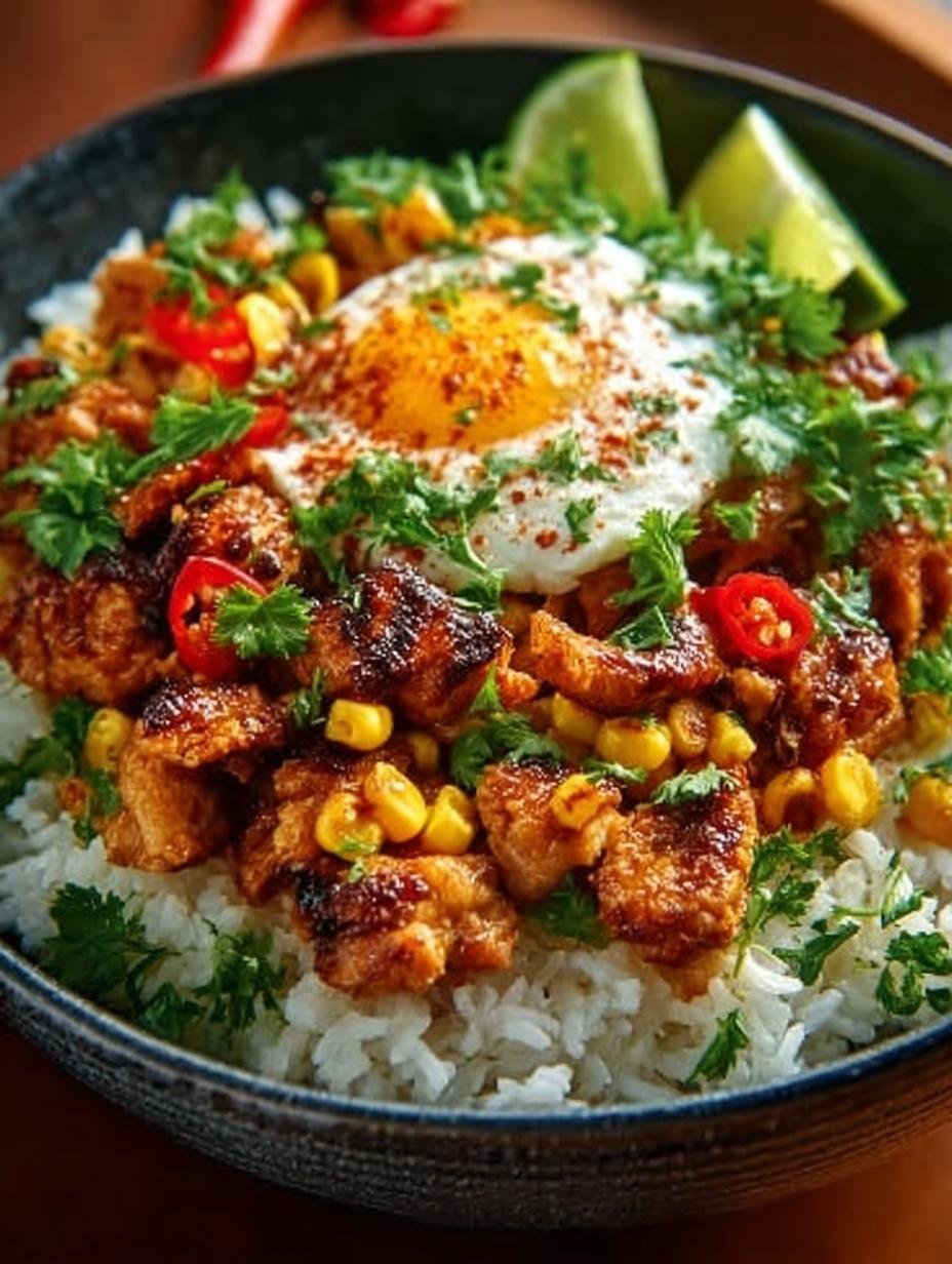 Street Corn Chicken Rice