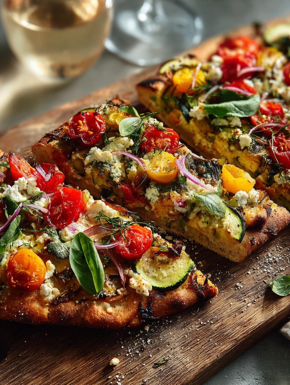 Delicious Summer Veggie Flatbread with Fresh Ingredients 1 Summer Veggie Flatbread
