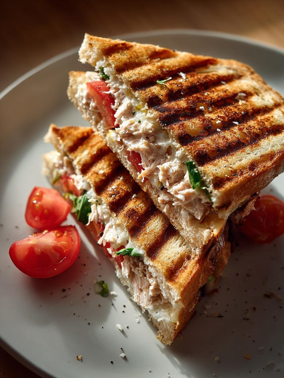 Delicious Tuna Panini Melt: A Comforting Delight - Tuna Panini Melt - main visual representation