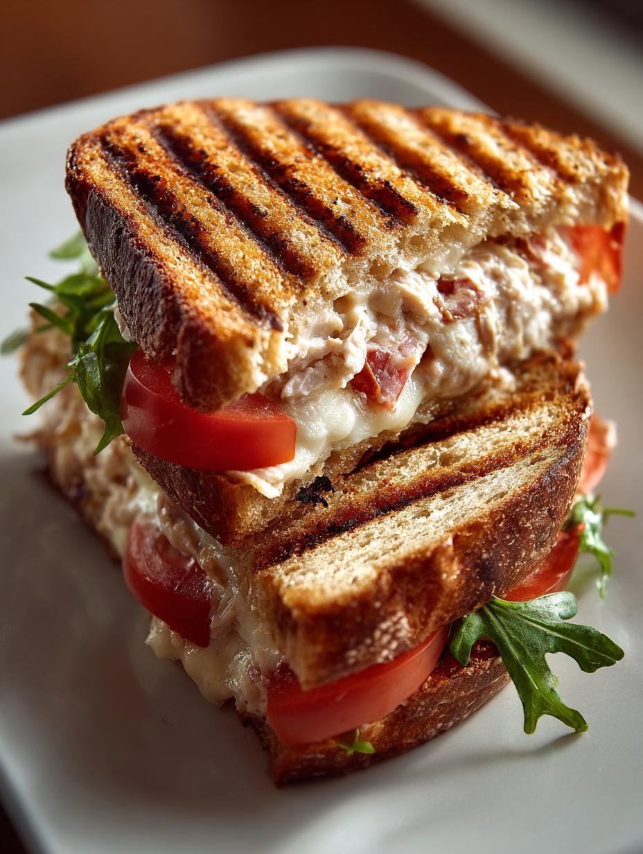 Delicious Tuna Panini Melt: A Comforting Delight - Tuna Panini Melt - additional detail