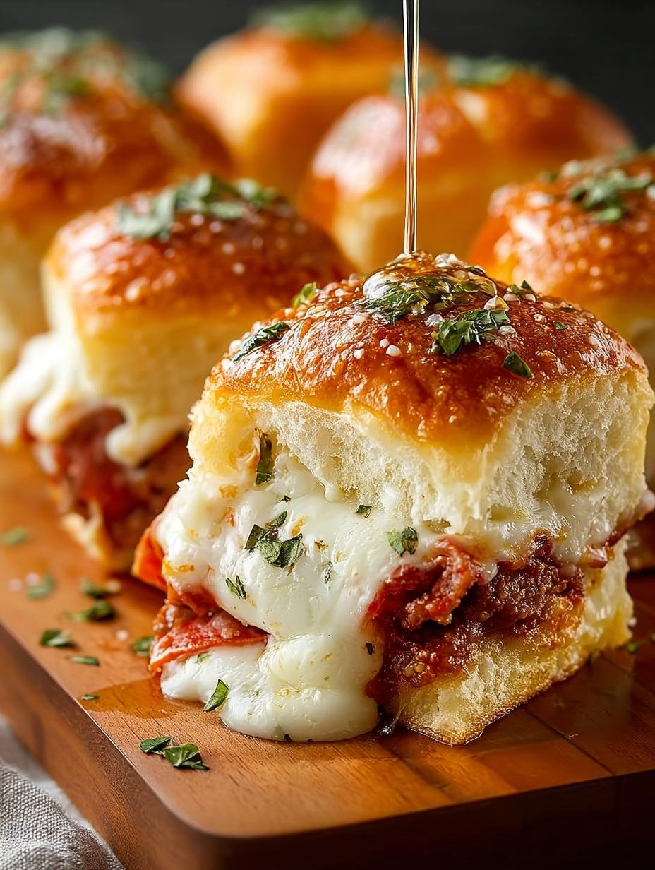 Beef Pizza Sliders Meal: 12 Irresistibly Cheesy Bites