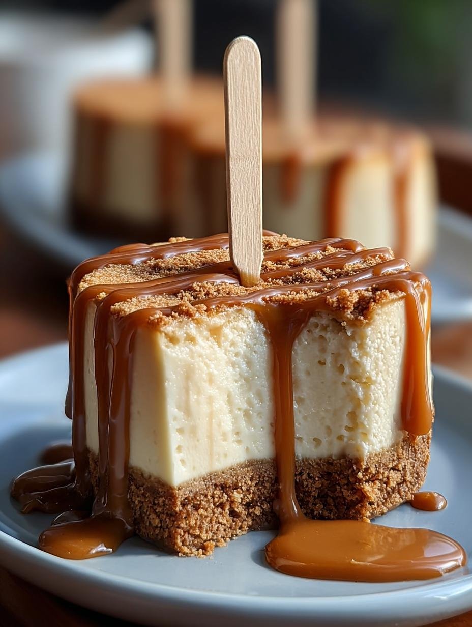 Biscoff Cookie Butter Cheesecake: 10 Irresistible Pops