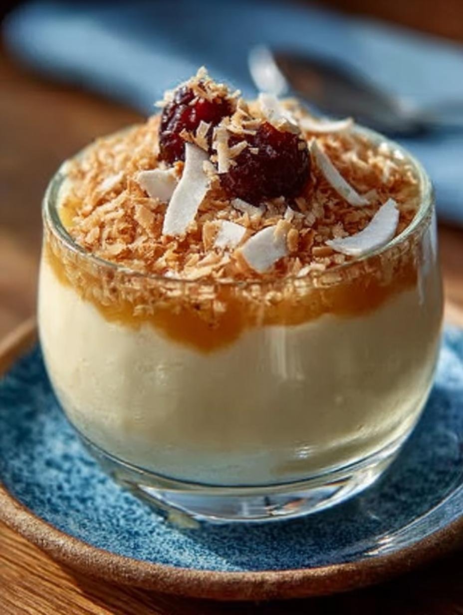 Cozy Coconut Pudding: A Comforting Delight to Savor