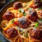 Creamy Spaghetti Meatballs Dinner