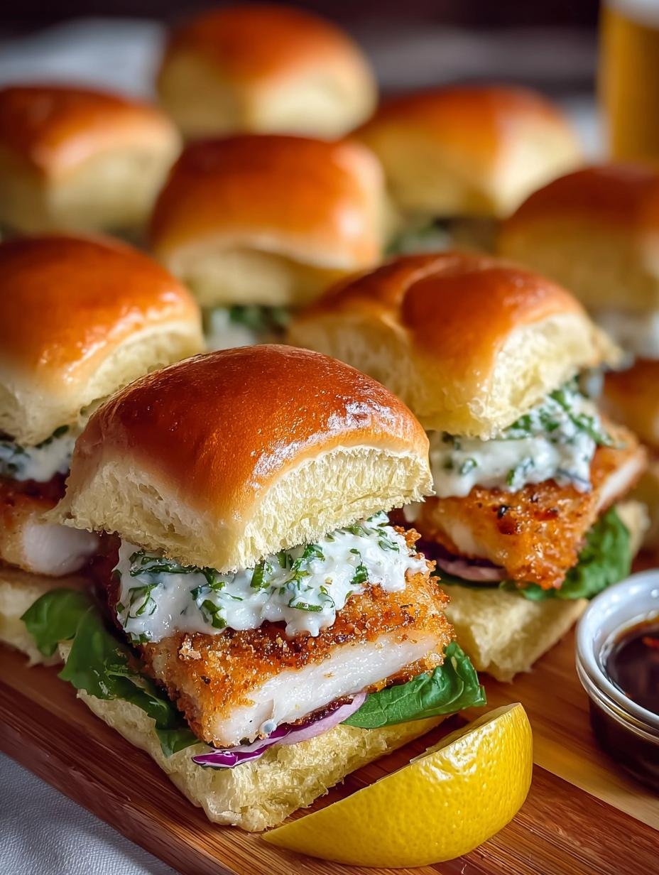 Filet Fish Sliders Fish: 12 Irresistible Flavorful Bites - Filet Fish Sliders Fish - additional detail