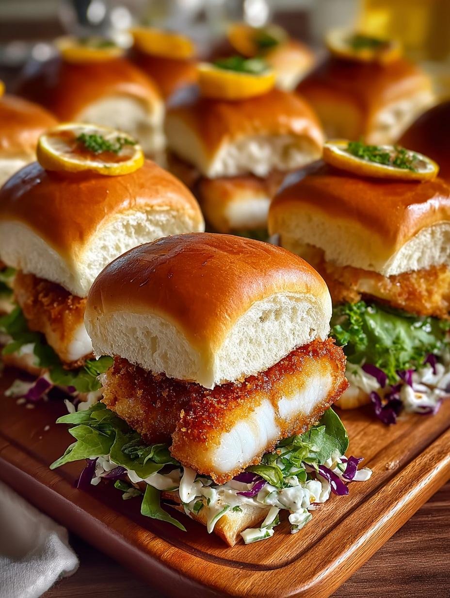 Filet Fish Sliders Fish: 12 Irresistible Flavorful Bites