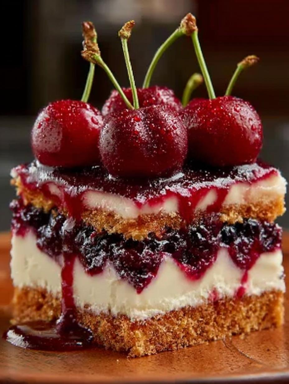 Irresistible Cherry Cake with Pudding: 12 Perfect Steps - Irresistible Cherry Cake with - main visual representation