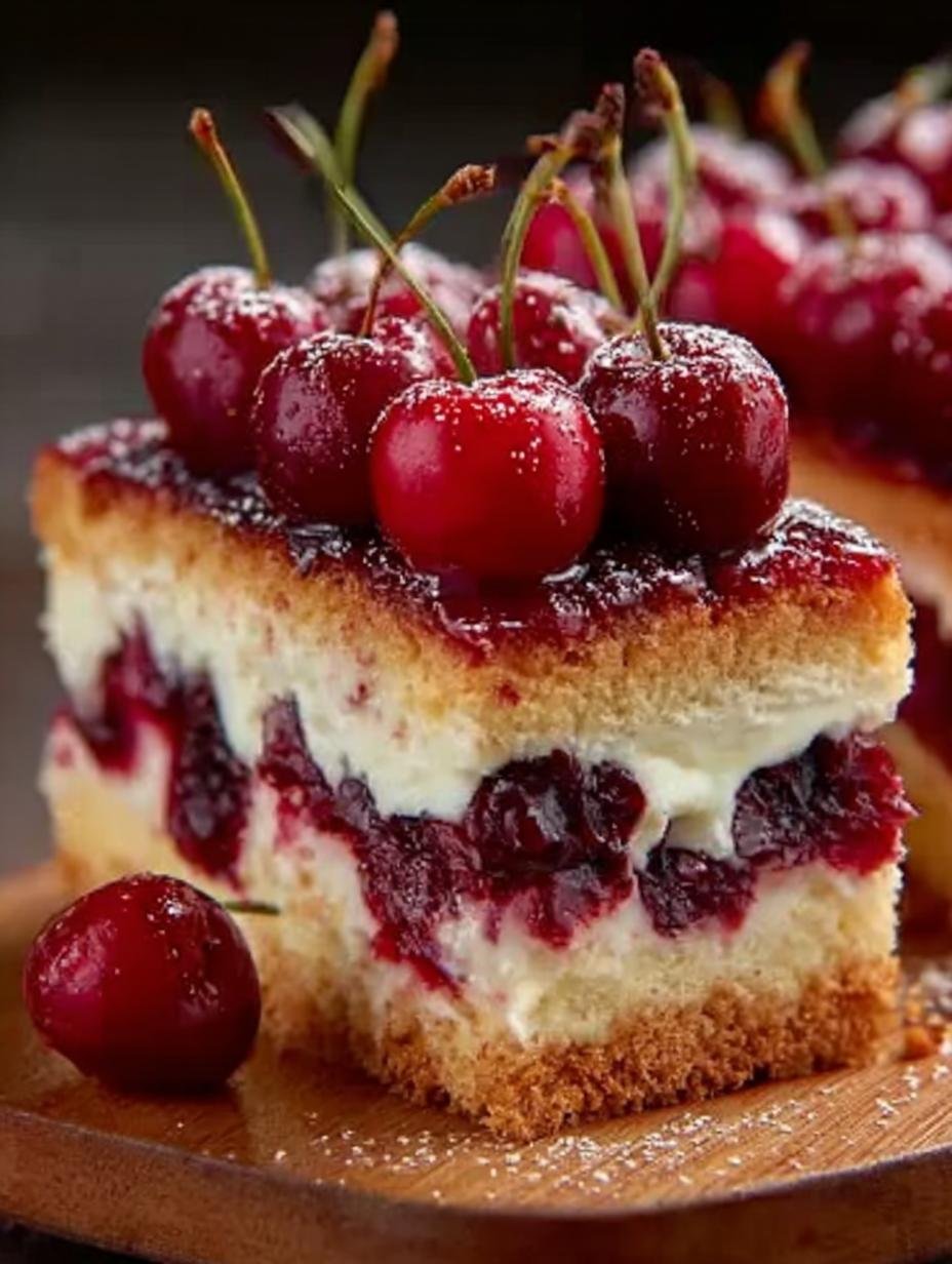 Irresistible Cherry Cake with