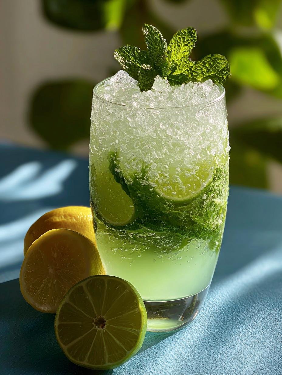 Limonana Mint Lemonade: 5 Reasons to Love This Refreshing Drink - Limonana Mint Lemonade - additional detail