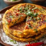 Masoor Dal Chilla Red