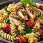 Mediterranean Chicken Pasta Salad