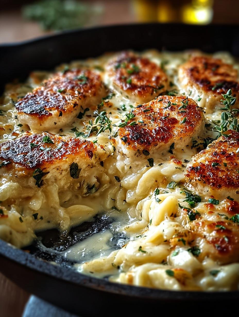 One Pan Creamy Parmesan Chicken & Rice for Dinner - One Pan Creamy Parmesan - additional detail