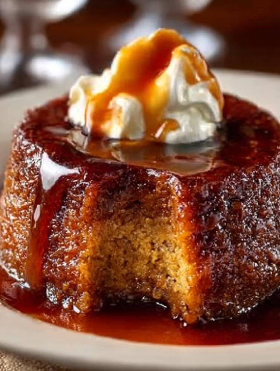 Pumpkin Pudding Cake with Brown Sugar Caramel Sauce - Pumpkin Pudding Cake with - main visual representation