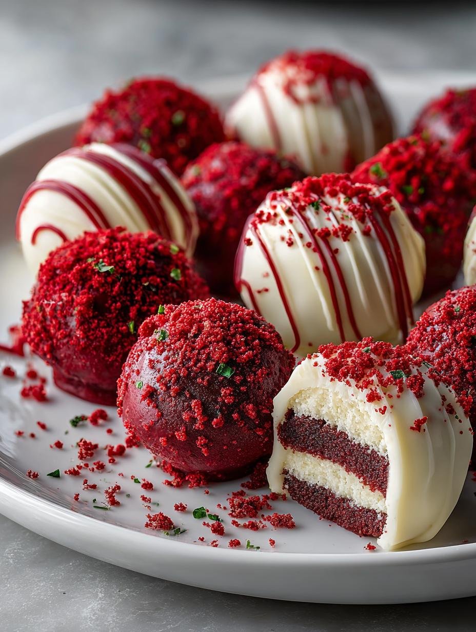 Red Velvet Cake Balls: 7 Irresistible Treats to Indulge - Red Velvet Cake Balls - main visual representation