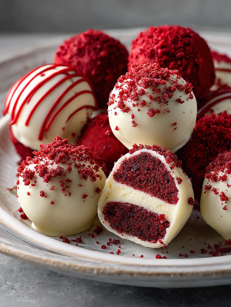 Red Velvet Cake Balls: 7 Irresistible Treats to Indulge - Red Velvet Cake Balls - additional detail