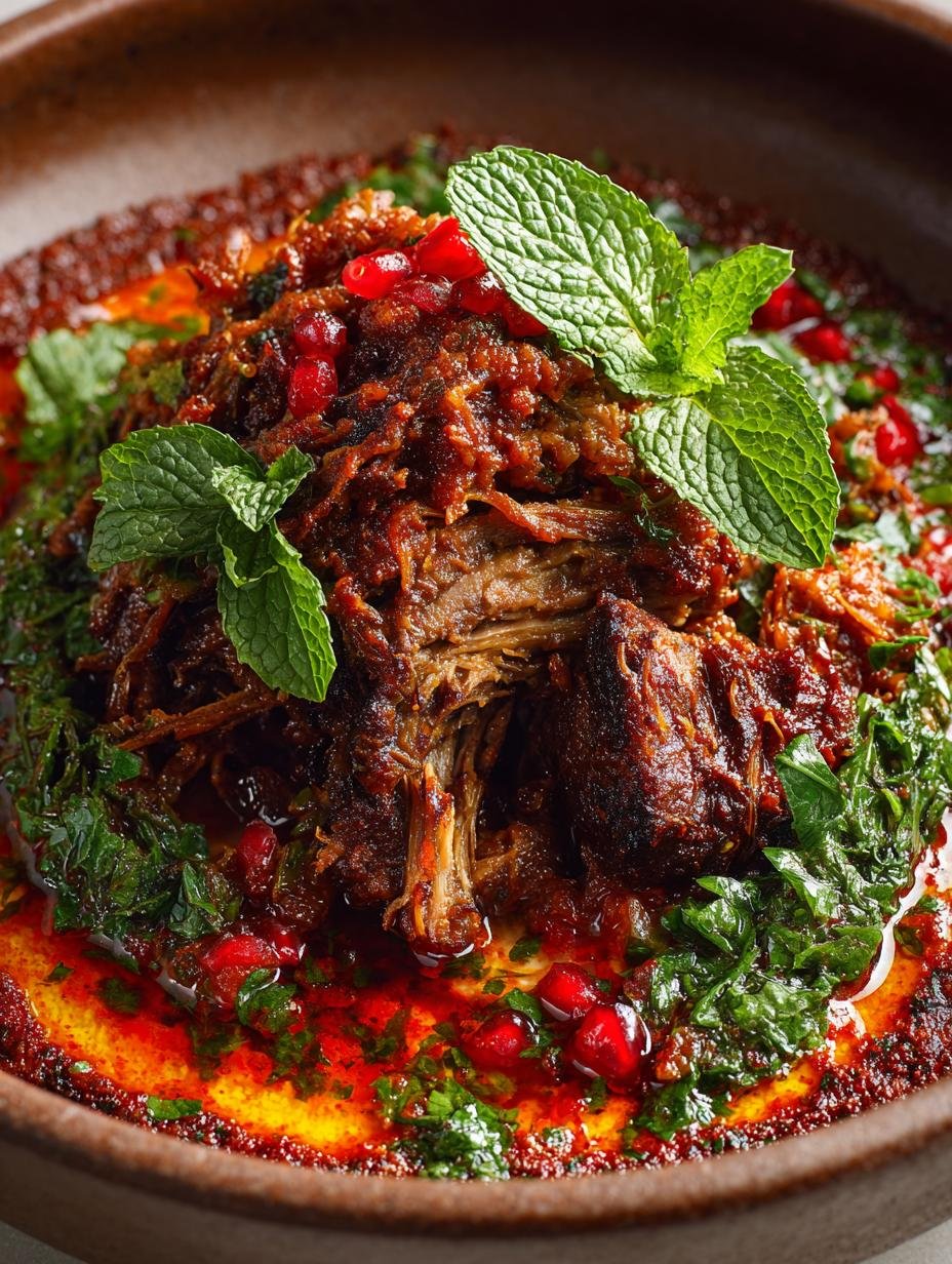 Slow Cooked Harissa Lamb: 7 Steps to Tender Perfection - Slow Cooked Harissa Lamb - additional detail