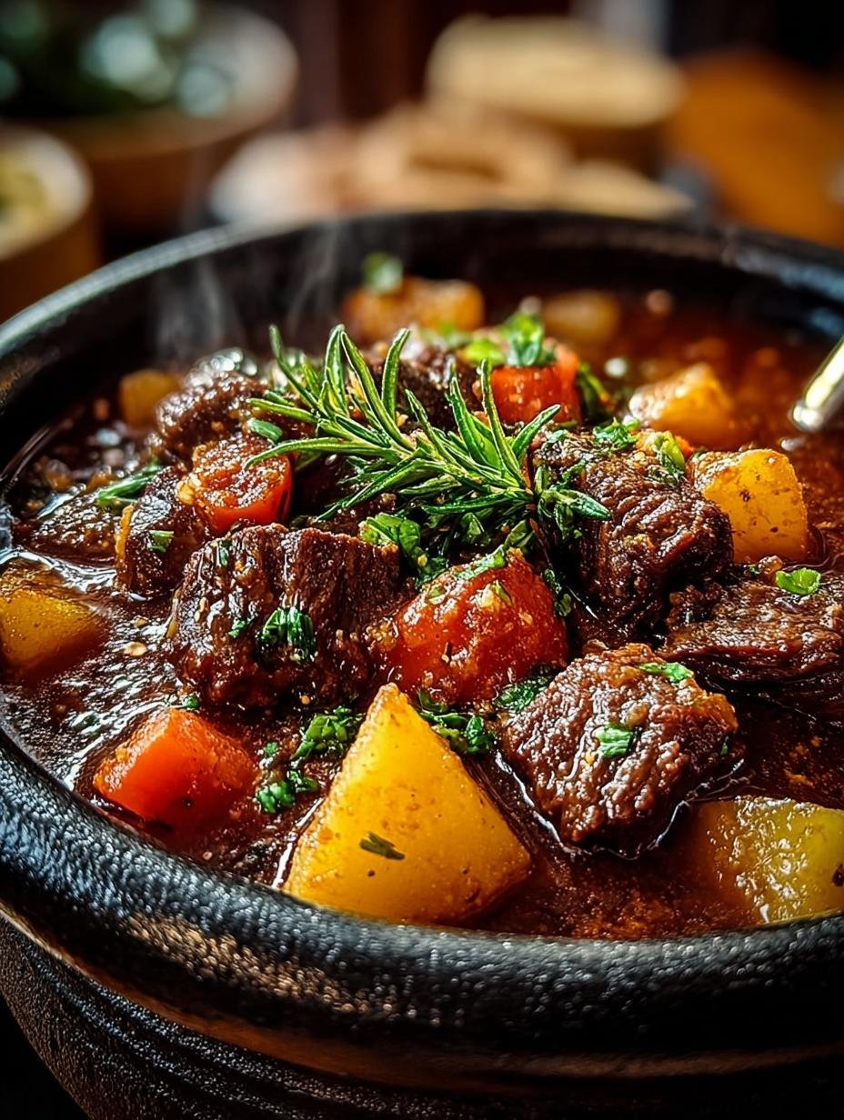 Heartwarming Slow Cooker Beef Stew for Cozy Days - Slow Cooker Beef Stew - main visual representation