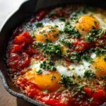 Spicy Tomato Egg Skillet